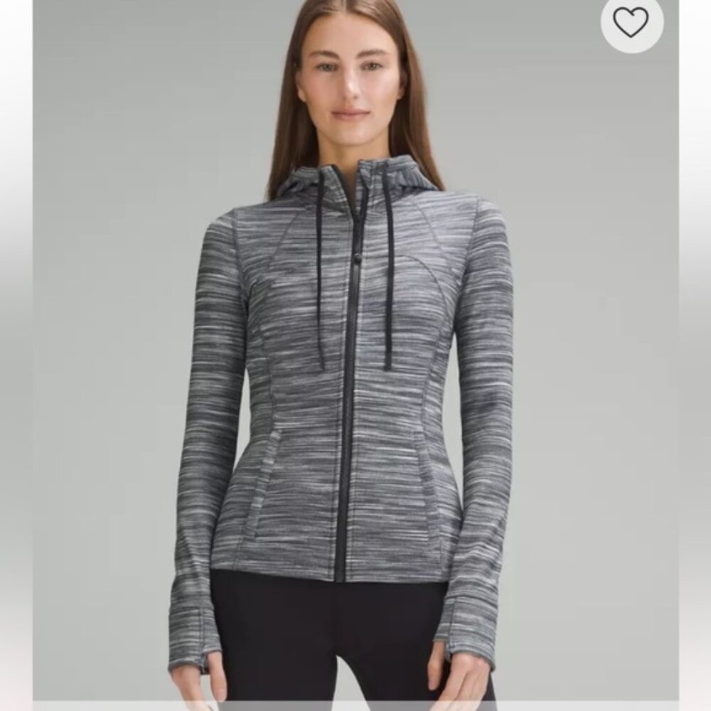 Lululemon Hooded Define Jacket Nulu Grey Size 6